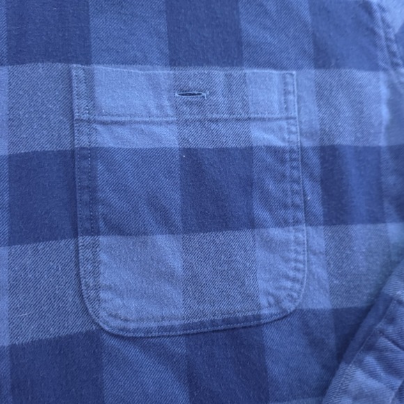 Vineyard Vines Slim Fit Longshore Shirt 2XL Blue Plaid Flannel Long Sleeve - Picture 2 of 8